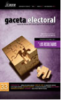 Cubierta para Gaceta Electoral. Órgano de Difusión del Instituto Electoral del Estado de México núm. 33