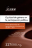 Cubierta para Equidad de género en la participación política. El caso del municipio de Aguascalientes en las elecciones de 2001 a 2013