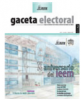 Cubierta para Gaceta Electoral. Órgano de Difusión del Instituto Electoral del Estado de México núm. 2