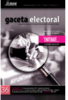 Cubierta para Gaceta Electoral. Órgano de Difusión del Instituto Electoral del Estado de México núm. 36
