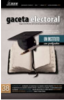 Cubierta para Gaceta Electoral. Órgano de Difusión del Instituto Electoral del Estado de México núm. 38